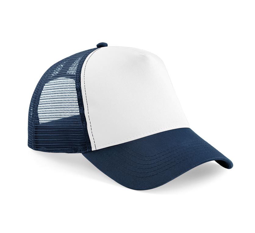 Casquette enfant bleue blanche