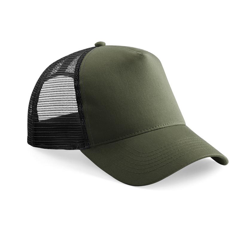 Casquette enfant kaki noir