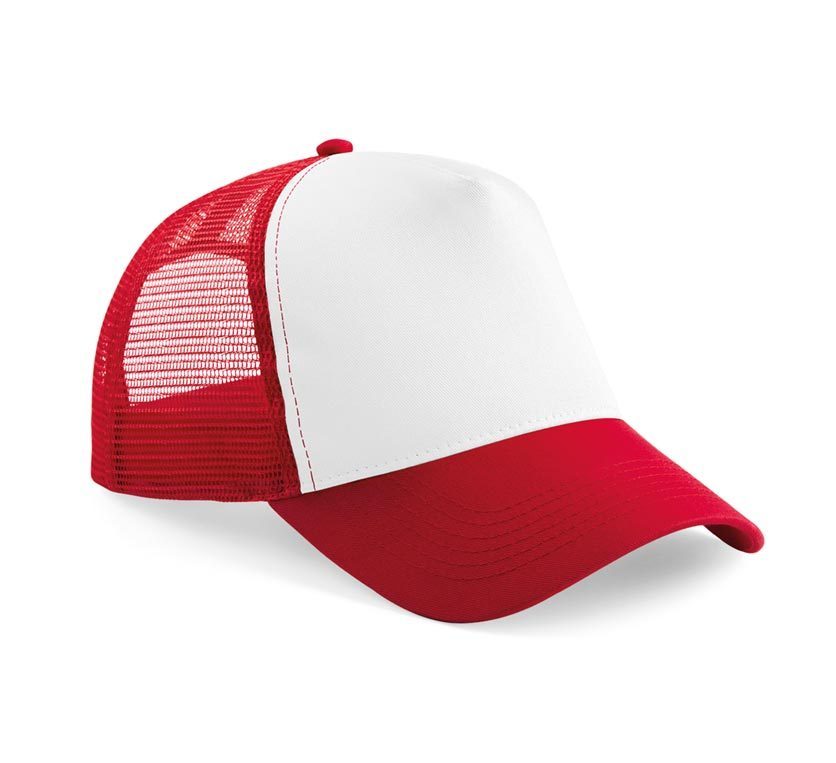 Casquette enfant rouge blanche