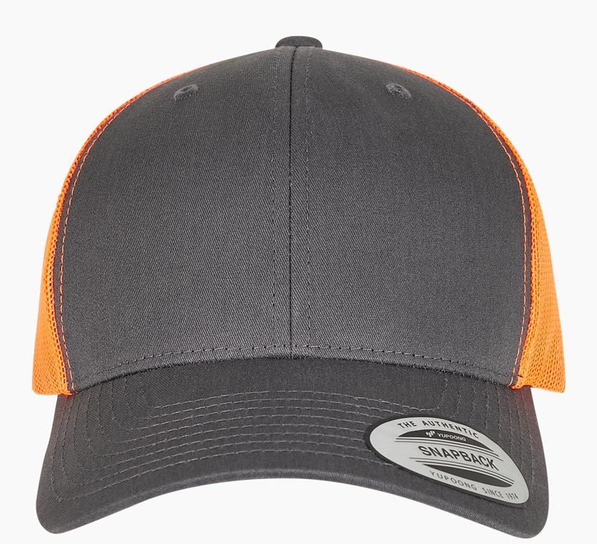 Casquette Noir Orange
