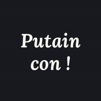 Logo Putain con !
