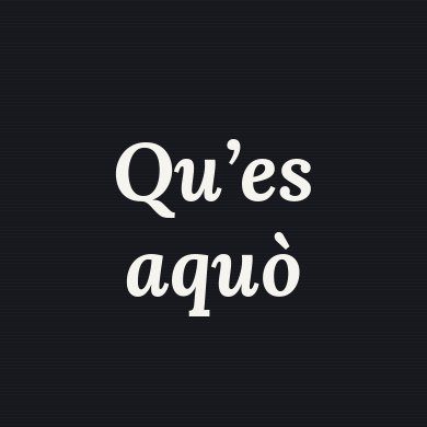 Logo Qu’es aquò