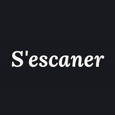 Logo S'escaner